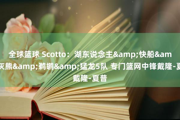 全球篮球 Scotto：湖东说念主&快船&灰熊&鹈鹕&猛龙5队 专门篮网中锋戴隆-夏普